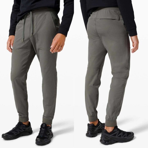 Lululemon Other - Lululemon ABC Jogger Active Pull On Grey Sage Green Pants Men's XXL